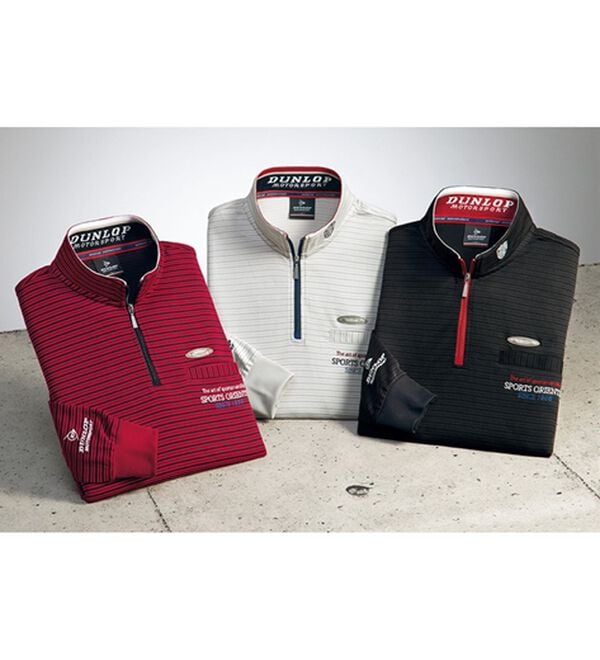 「【３色組】＜ダンロップ・モータースポーツ＞シャドーボーダーハイネックシャツ（メンズシャツ）」｜詳細画像