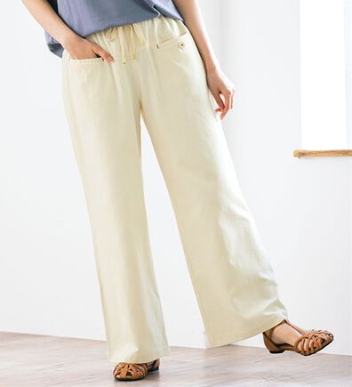 ルフラン（ルフラン）の「＜ｆｕ－ｕ＞綿１００％　裏さらっとズボン（フルレングスパンツ）」