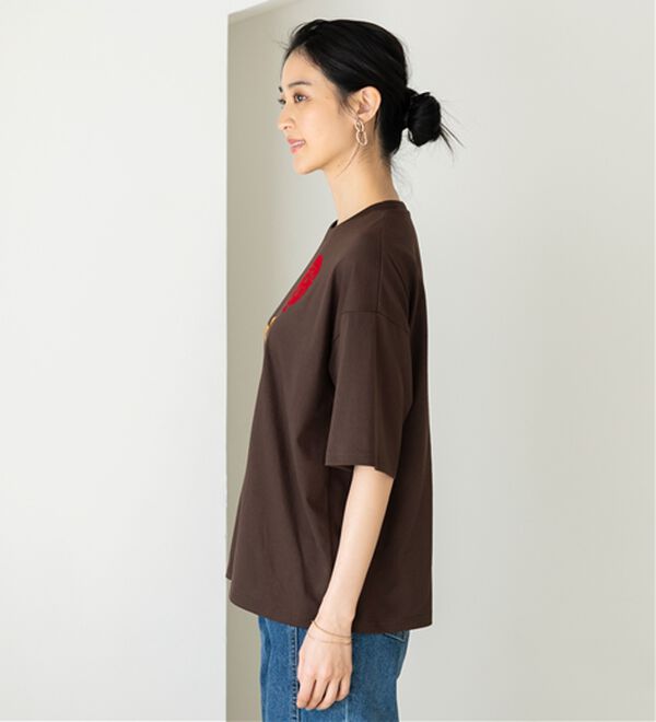 BELLUNA（ベルーナ）の「＜Ｄｉｓｎｅｙ＞綿混素材ゆるっとＴシャツ（カットソー）」｜詳細画像