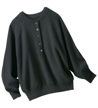 BELLUNA（ベルーナ）の「《ＨｕｇＲｅａｍコットン》ヘンリーニットプルオーバー（ニット・セーター）」