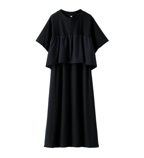 BELLUNA（ベルーナ）の「胸元フリルデザインワンピース（その他ワンピース）」｜詳細画像