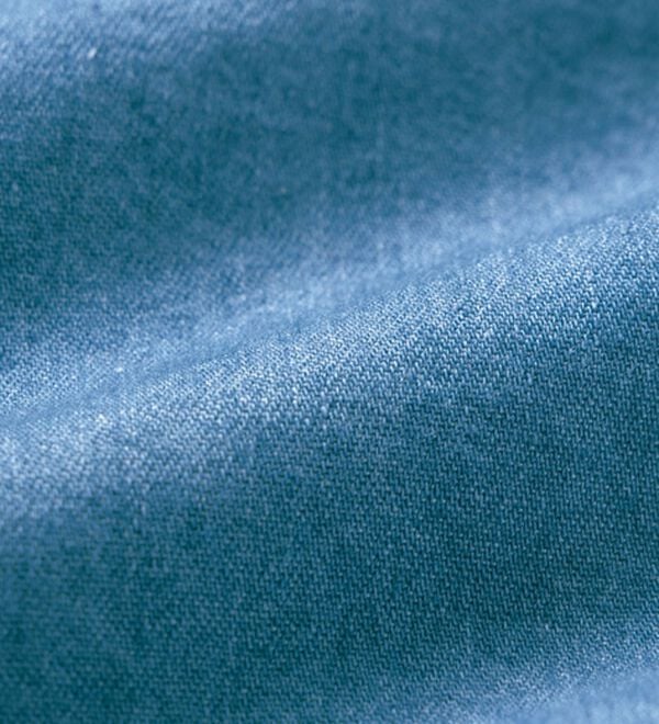 ルフラン（ルフラン）の「【２色組】柔らかデニム切替らくちんワンピース（カットソーワンピース）」｜詳細画像