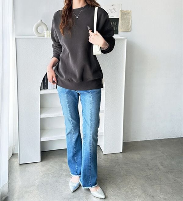 GeeRA（ジーラ）の「【U.S. POLO ASSN.】表ピーチ裏起毛スウェット（トレーナー・スウェット）」｜詳細画像