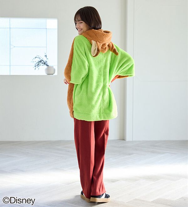 BELLUNA（ベルーナ）の「＜Ｄｉｓｎｅｙ＞【ズートピア（ニック）】両面ボアポンチョ（パジャマ・ルームウェア）」｜詳細画像