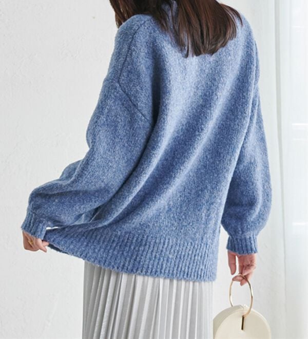 RANAN（ラナン）の「カラーオーバーカーディガン（ニットカーディガン）」｜詳細画像