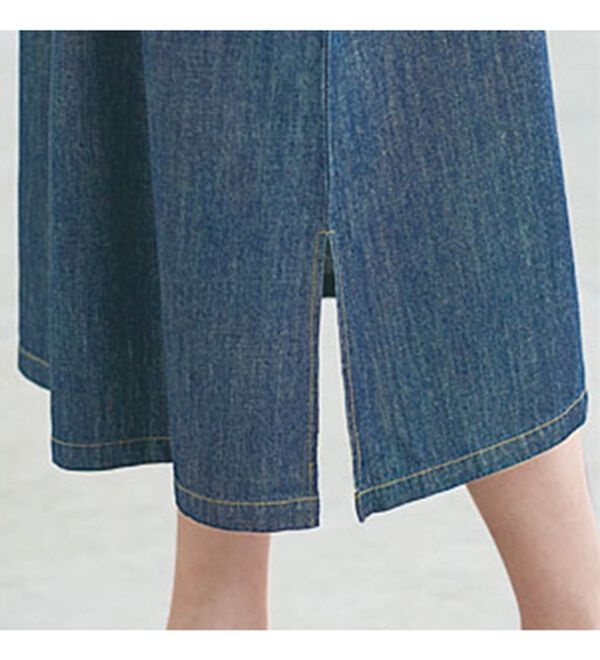 BELLUNA（ベルーナ）の「大人のデニム素材サロペット（ジャンパースカート）」｜詳細画像