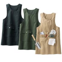 「【３色組】多ポケットが嬉しいワークエプロン（エプロン）」