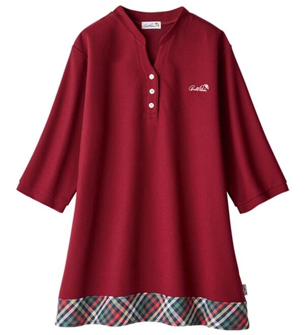 ルフラン（ルフラン）の「【Ａ．Ｐ】チェック決め手の鹿の子チュニック（チュニック）」｜詳細画像