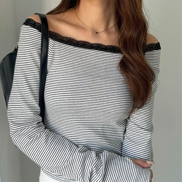 GeeRA（ジーラ）の「オフショルカットソー（カットソー）」｜詳細画像