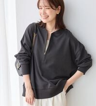 Viola e Viola（ヴィオラ エ ヴィオラ）の「抜け感！ハーフジップ大人スウェット（トレーナー・スウェット）」