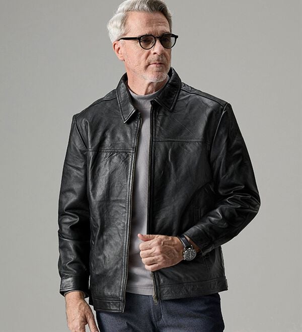 「＜パリス＞お買い得！ラムレザージャケット（メンズジャケット）」｜詳細画像