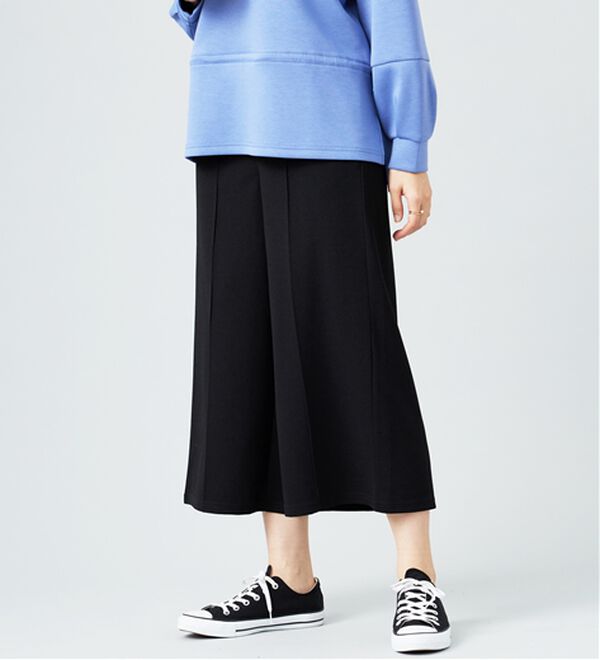 BELLUNA（ベルーナ）の「ツイルストレッチ素材ワイドパンツ（その他パンツ）」｜詳細画像