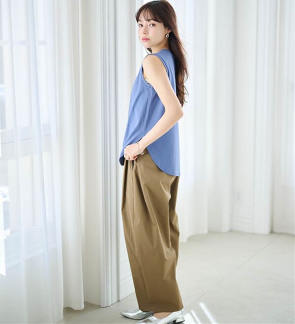 RANAN（ラナン）の「＜BC＞綿100％ひんやりタンクトップ（カットソー）」｜詳細画像