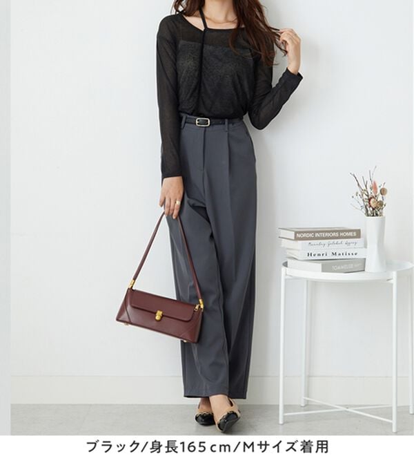 Viola e Viola（ヴィオラ エ ヴィオラ）の「スラブシアーテレコアシメデザイントップス（カットソー）」｜詳細画像