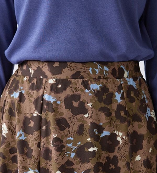 BELLUNA（ベルーナ）の「着映えプリントフレアスカート（ロングスカート）」｜詳細画像