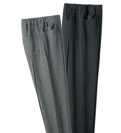 ルフラン（ルフラン）の「【２本組】まさかの「裏ボア」スティックパンツ（フルレングスパンツ）」