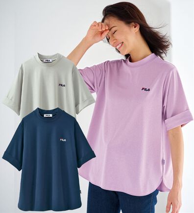BELLUNA（ベルーナ）の「【３枚組】＜ＦＩＬＡ＞スポーティＴシャツ（Tシャツ）」