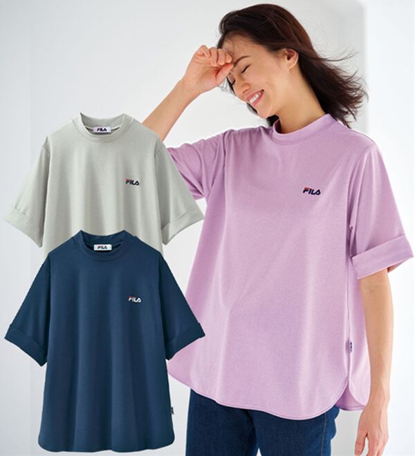 BELLUNA（ベルーナ）の「【３枚組】＜ＦＩＬＡ＞スポーティＴシャツ（Tシャツ）」｜3枚組