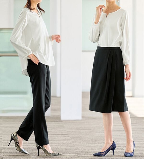 RANAN（ラナン）の「【4点セット】洗える！らくに伸びる！防シワ多機能キャリアスーツ（その他スーツ）」｜詳細画像