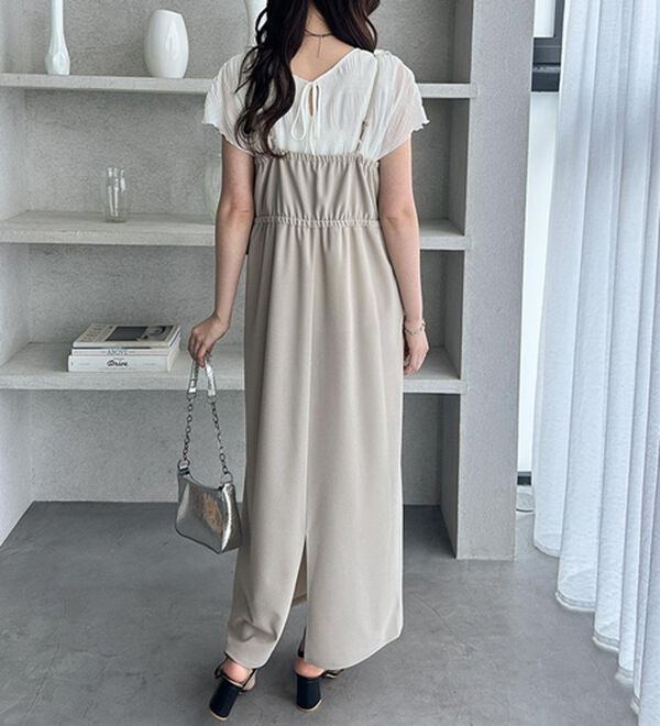 GeeRA（ジーラ）の「フリルキャミワンピース（カットソーワンピース）」｜詳細画像