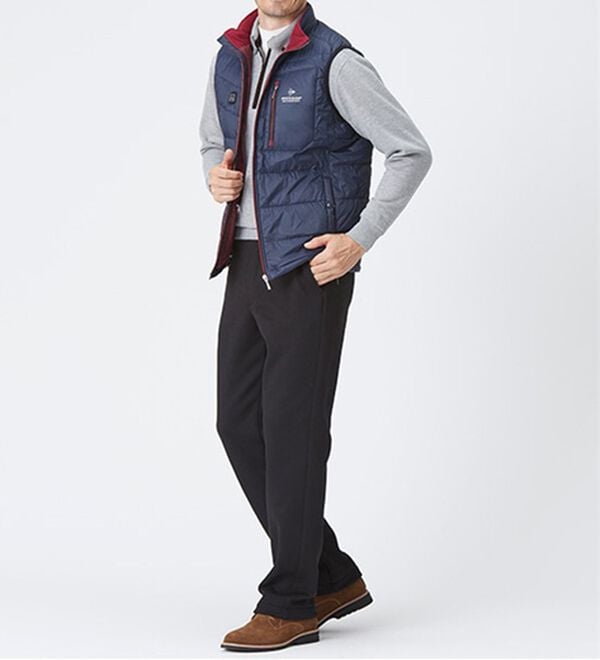 「＜ダンロップ・モータースポーツ＞秒・暖（すぐにあったか）ヒーター付ベスト（メンズベスト）」｜詳細画像