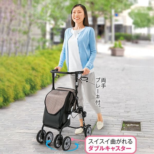 「スイスイ歩けるおしゃれカート（シニア・生活サポート）」｜詳細画像