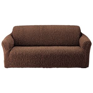 「抗菌防臭付タテヨコ伸縮フィット式ソファカバー（ソファーカバー）」｜チョコ