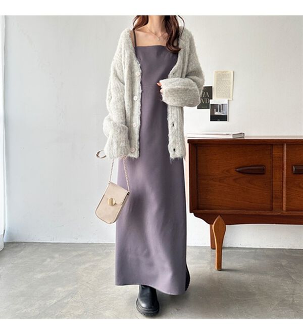 GeeRA（ジーラ）の「バックストラップデザインキャミワンピース（その他ワンピース）」｜詳細画像