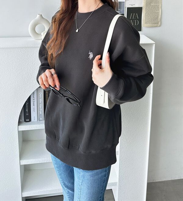 GeeRA（ジーラ）の「【U.S. POLO ASSN.】表ピーチ裏起毛スウェット（トレーナー・スウェット）」｜詳細画像