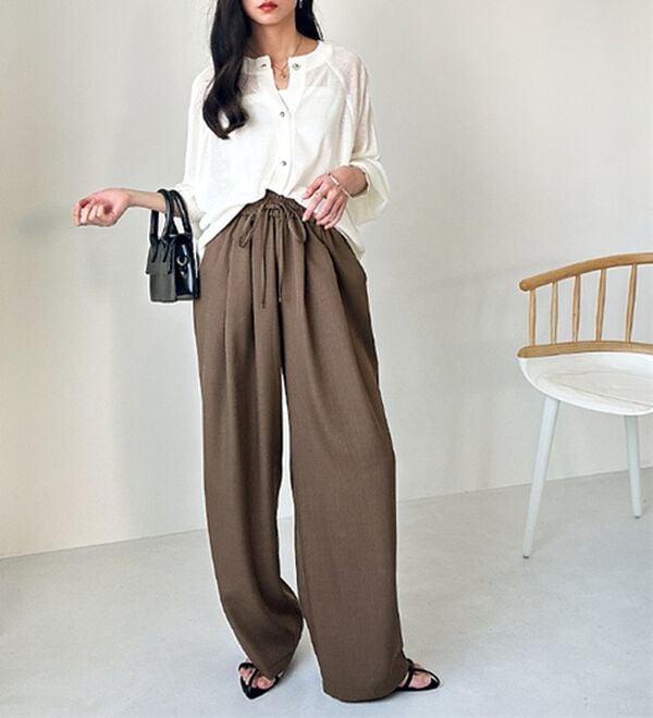 GeeRA（ジーラ）の「【体型カバー】上品なのにラクちんワイドパンツ（フルレングスパンツ）」｜詳細画像