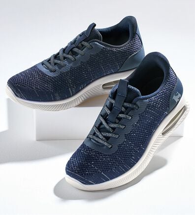 ルフラン（ルフラン）の「ラシーナコンフォート　立ったまま履ける４Ｅエアソールニットスニーカー（スニーカー）」