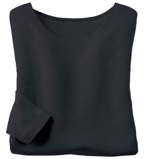 「綿１００％のび～るクルーネック（肌着・インナーウェア）」｜詳細画像