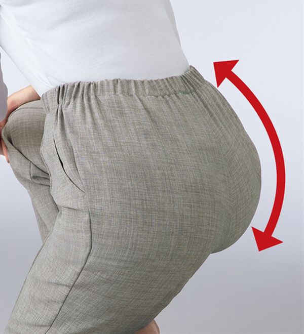 ルフラン（ルフラン）の「【３本組】日本製　風とおる、さら美パンツ（フルレングスパンツ）」｜詳細画像