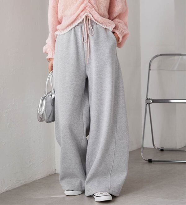 RANAN（ラナン）の「裏起毛カーブスウェットパンツ（その他パンツ）」｜詳細画像