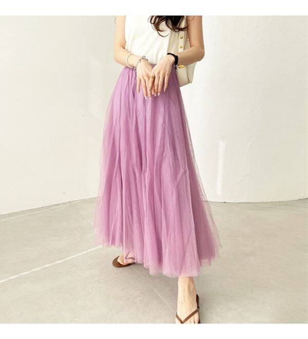 GeeRA（ジーラ）の「フレアーチュールロングスカート（ロングスカート）」｜詳細画像