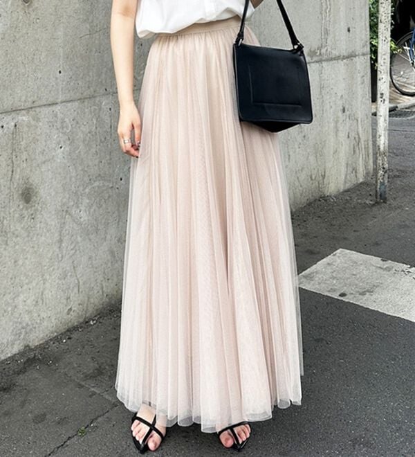 GeeRA（ジーラ）の「フレアーチュールロングスカート（ロングスカート）」｜詳細画像