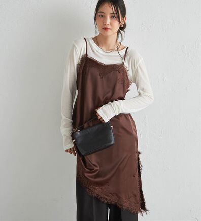 RANAN（ラナン）の「アシメレースサテンチュニック（チュニック）」