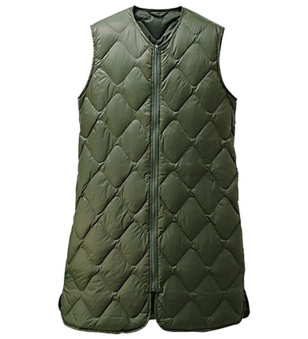 BELLUNA（ベルーナ）の「洗える！軽量ダウンロングベスト（ポーチ付）（ベスト）」｜詳細画像