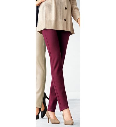 BELLUNA（ベルーナ）の「裏ベロアストレッチ素材レギンスパンツ（フルレングスパンツ）」