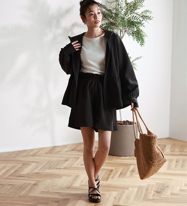 Pierrot（ピエロ）の「【速乾機能付】フレアショートパンツラッシュガード（その他パンツ）」｜詳細画像