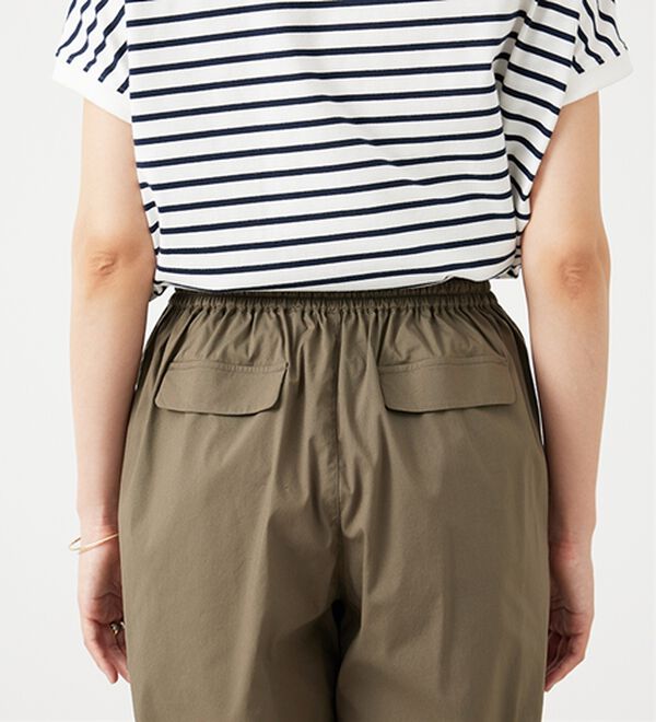 BELLUNA（ベルーナ）の「【店舗・ネット限定】サラリ綿混ベイカーワイドパンツ（ワイドパンツ・ガウチョ）」｜詳細画像