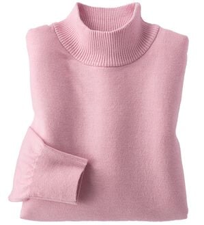 BELLUNA（ベルーナ）の「＜極み編＞肌心地ふんわりハイネックニット（ニット・セーター）」｜ピンク