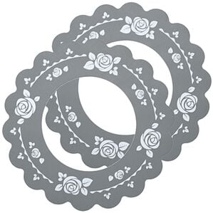 「ＩＨ／ガスマット　ローズ柄　２枚組（その他キッチン用品）」｜ガス専用マット