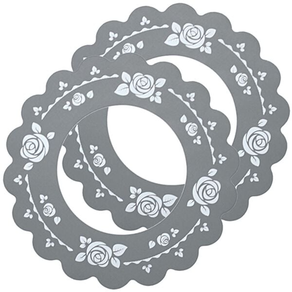 「ＩＨ／ガスマット　ローズ柄　２枚組（その他キッチン用品）」｜ガス専用マット