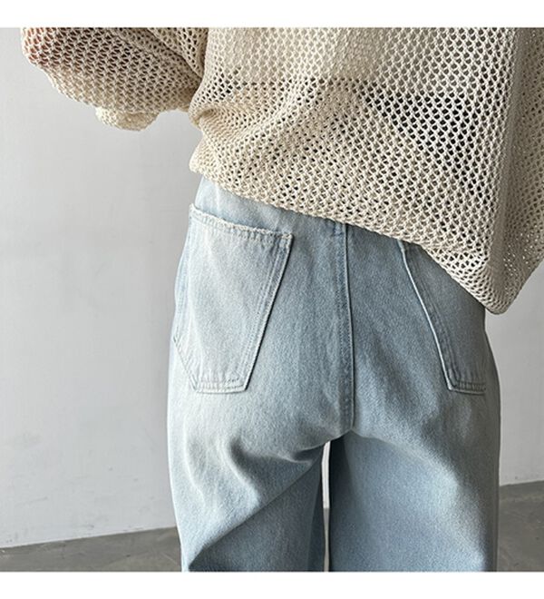 GeeRA（ジーラ）の「美脚魅せカーブデニム（フルレングスパンツ）」｜詳細画像