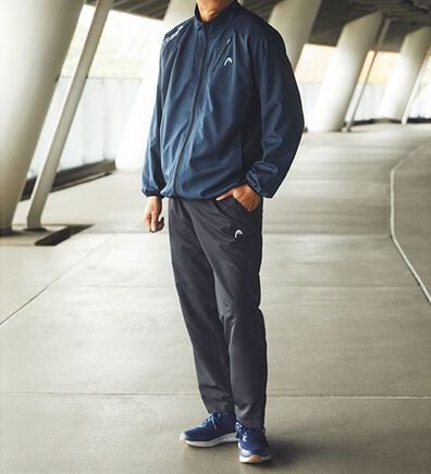 「＜ヘッド＞裏メッシュ撥水ウィンドスーツ（メンズルームウェア）」