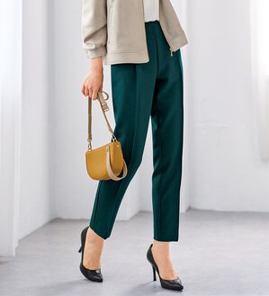 BELLUNA（ベルーナ）の「ダブルクロスタックテーパードパンツ（テーパードパンツ）」｜詳細画像