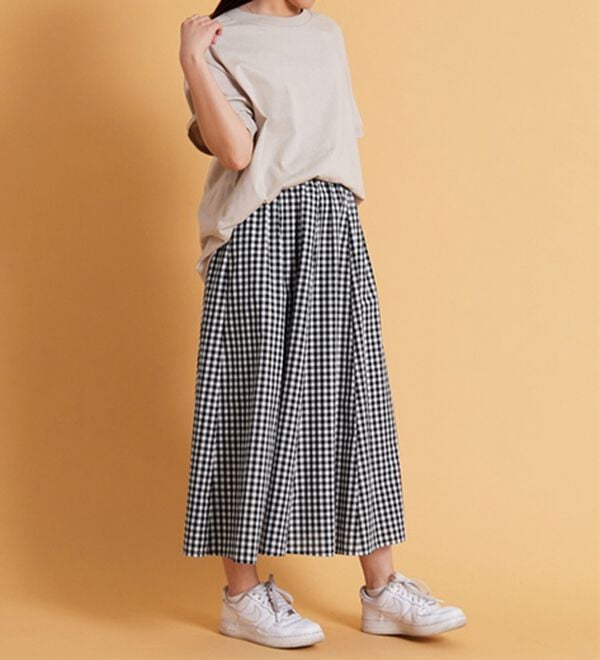 BELLUNA（ベルーナ）の「ふんわり切替フレアースカート（ロングスカート）」｜詳細画像