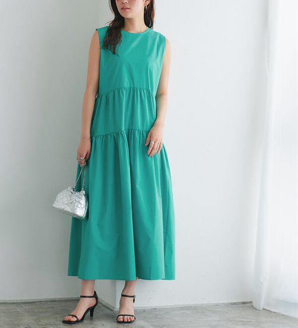 Pierrot（ピエロ）の「ラウンドティアードワンピース（カットソーワンピース）」｜詳細画像