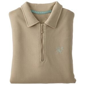 BELLUNA（ベルーナ）の「ハーフジップゆったり刺しゅうチュニック（チュニック）」｜詳細画像